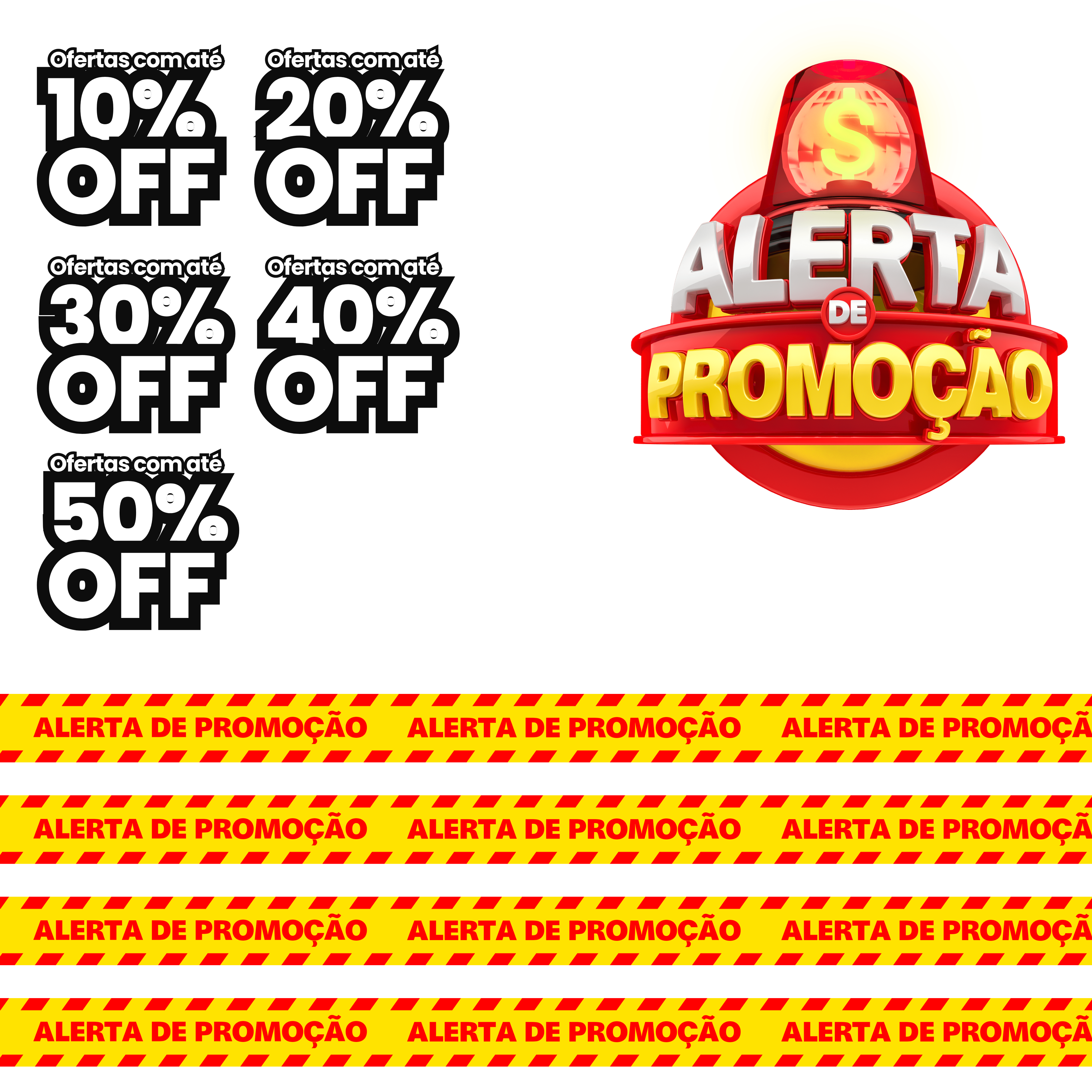 Kit Adesivos Promoção