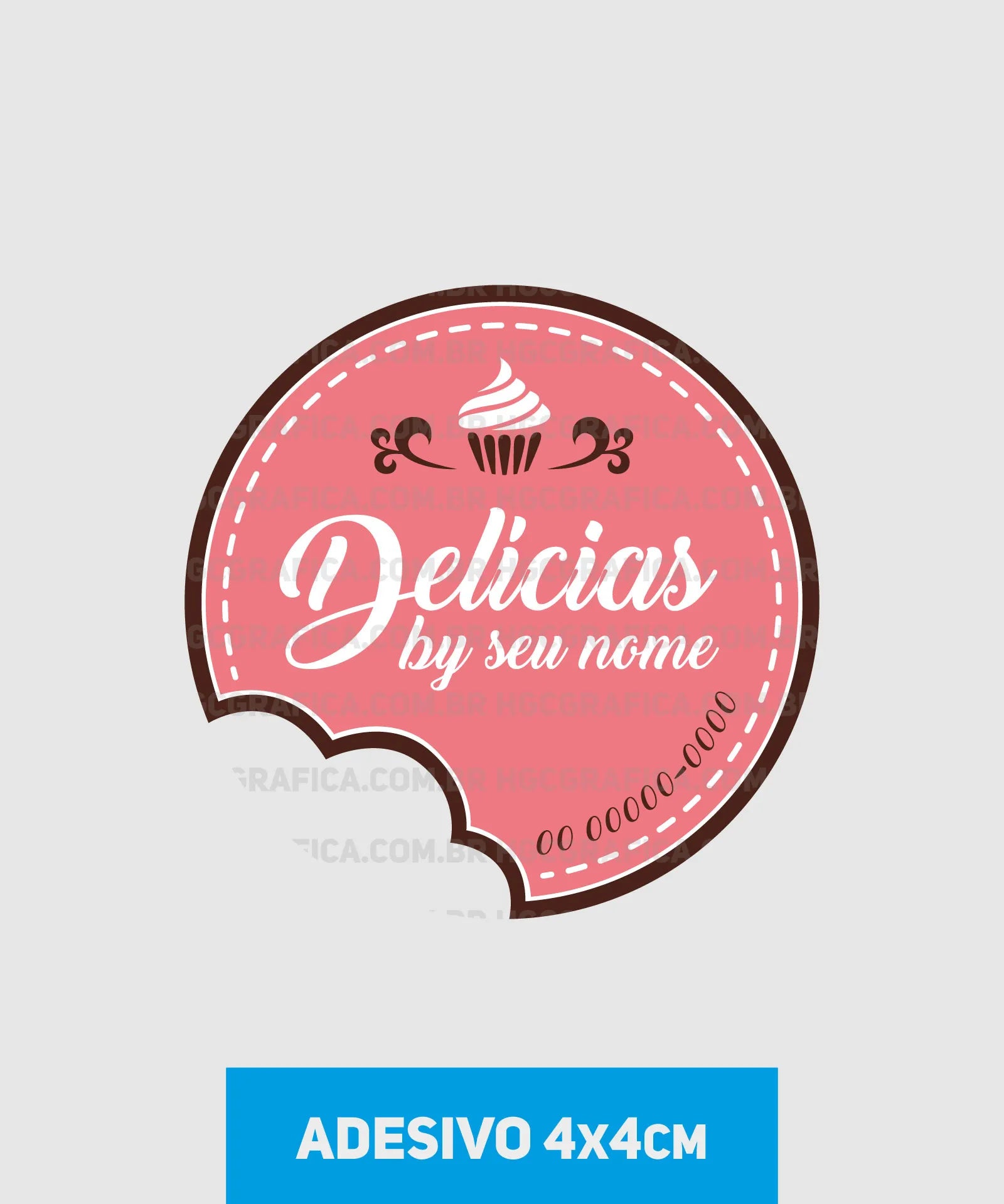 1000 Adesivos 1 x 1 cm