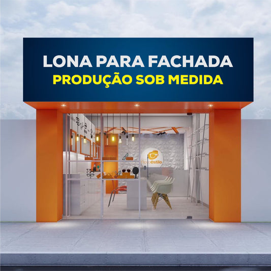 Fachada ou Faixa - Medida 1,0 x 2 m